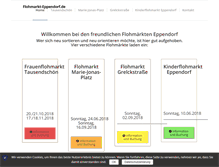 Tablet Screenshot of flohmarkt-eppendorf.de